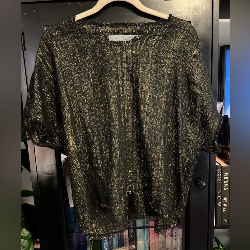 Raquel Allegra Black & Gold Tunic